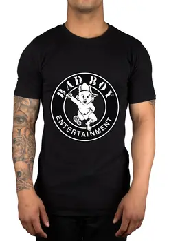

Puff Daddy Bad Boy Records Logo T-Shirt Biggie Coke Boys French Montana Diddy Cool Casual pride t shirt men Unisex New Fashion