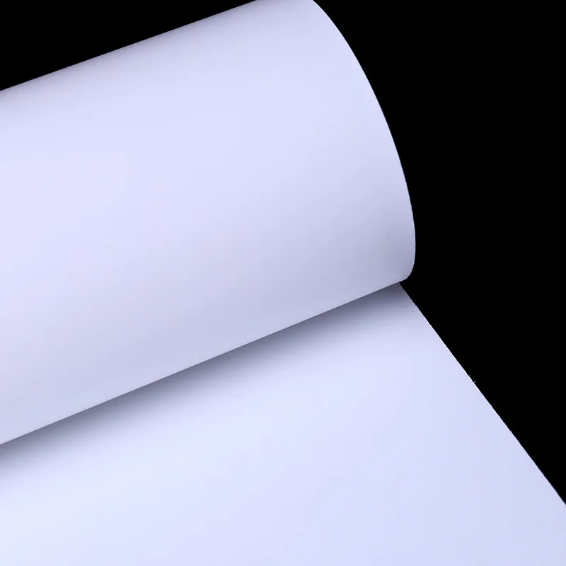 Manufacturers Wholesale Pp White Plastic Sheet Coil Pp Double Sand Plastic PCs Double-Sided Dull Polish Base Plate Film Customiz