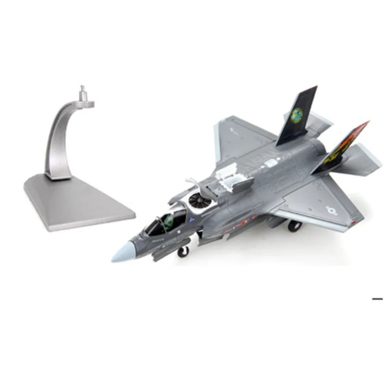 Коллекция 1: 72 Масштаб F35 четвертое поколение Американский истребитель 21,5 см модель литой под давлением сплав военный самолет дисплей для взрослых