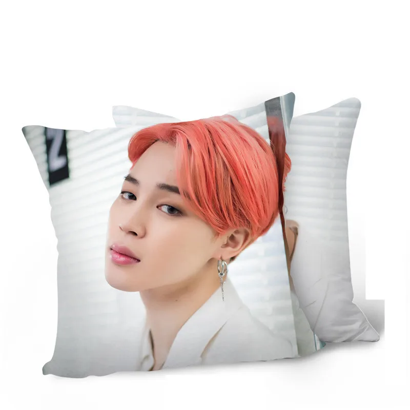 Kpop Bangtan мальчики вентиляторы подушка карта душа PERSONA мальчик с Luv двухсторонняя диванная подушка JUNGKOOK JIMIN SUGA V YH343 - Цвет: JIMIN