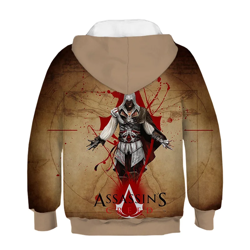 Outono/Детская уличная одежда Homen Venda Quente Camisola Assassins Creed 3D Roupas, Повседневная Толстовка harajuku impressao Moletom Com Capuz