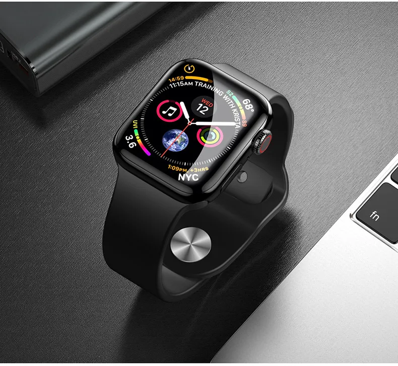 Защитная пленка для apple watch 5 4 iWatch series 3 2 1 42 мм 38 мм 9D HD мягкая пленка аксессуары для apple watch(не стекло) 44 мм 40 мм