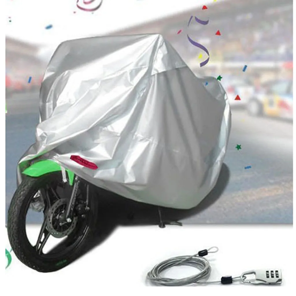 Motorcycle Rain Cover Motor Bike Scooter Protector Dust Resist and  Waterproof 