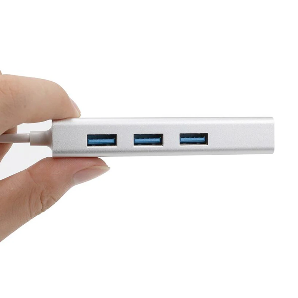 Type-c концентратор 3,0 USB C для Ethernet сетевой адаптер 1000 Мбит/с RJ45 LAN адаптер Adaptador кабель для MacBook Pro Windows