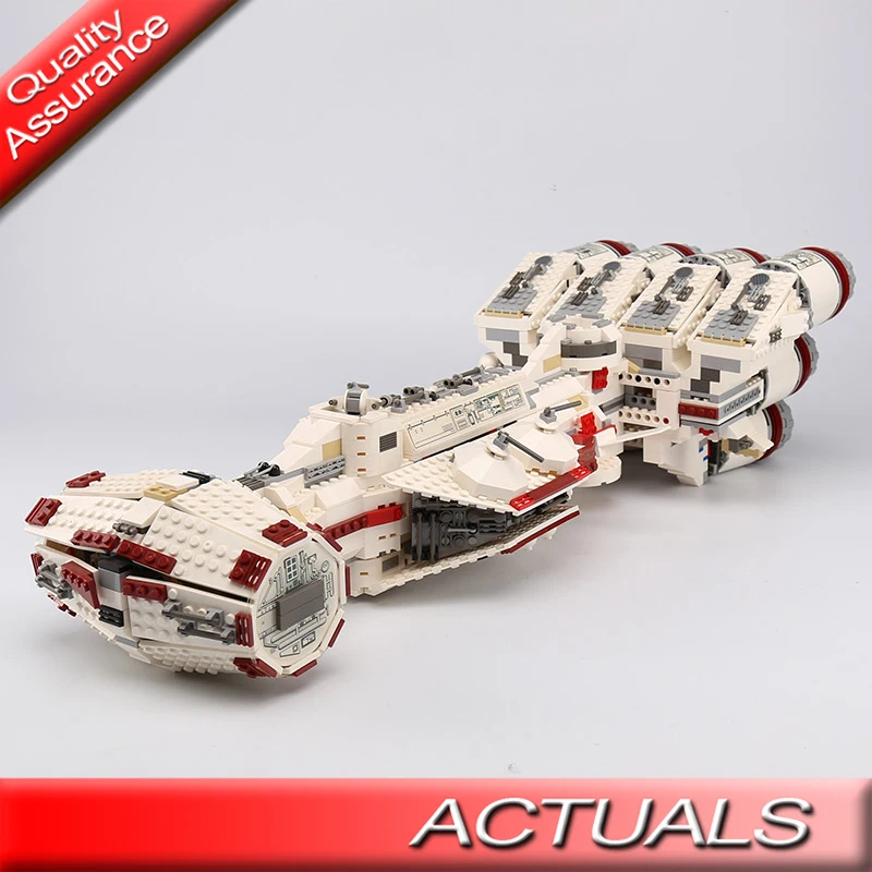 

1748pcs 05046 Tantive IV Rebel Blockade Runner Fit 10019 Star Series Wars Marvel Building Blcoks Star Plan Brick Educational Toy