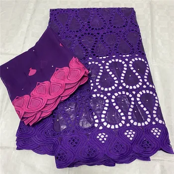 

African bazin riche fabric with beads Latest fashion embroidery bazin lace fabric with net lace 7 yards HL041605