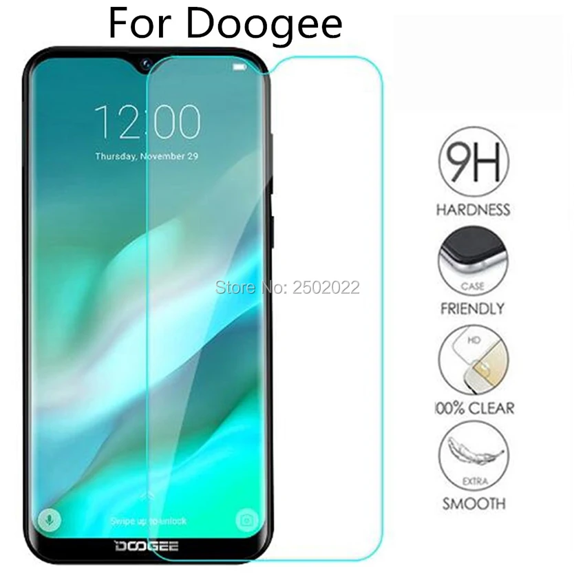 

2PCS For Doogee N20 Tempered Glass For Doogee N20 Glass 9H Full Cover Screen Protector for Doogee N20 Protective Glass Film