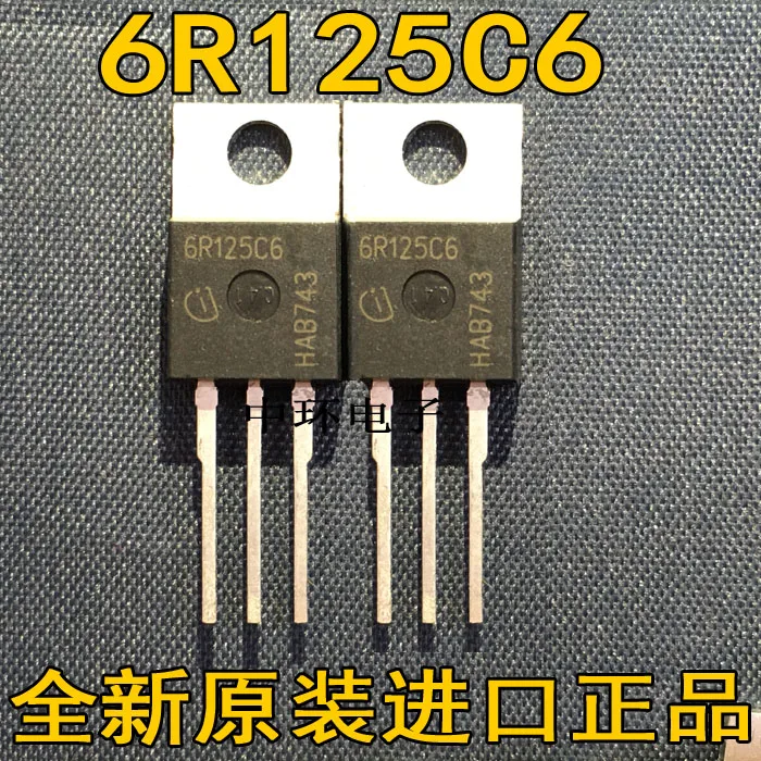 

10pcs/lot IPP60R125C6 6R125C6 TO-220 30A 600V