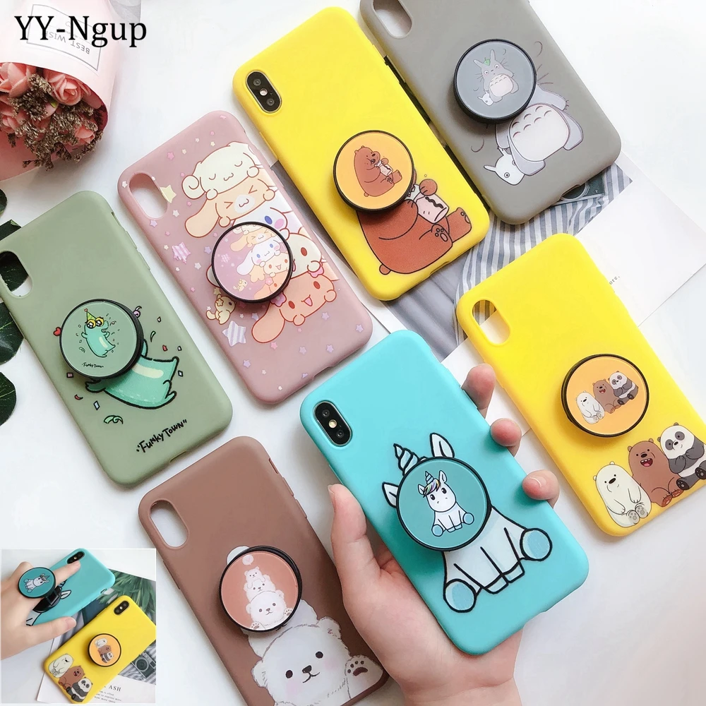 

A50 Case for Samsung A50 A70 A20E Case Kawaii Phone Holder Silicone Cover for Samsung A10 A20 A20E A30 A40 A50 A70 M10 M20 Case