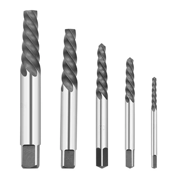 

5pcs/set Mulit Drill Bit Set Bolt Screw Set Extractor Stone Punched with Case Removing Broken Bolts Screws for Metal Punching