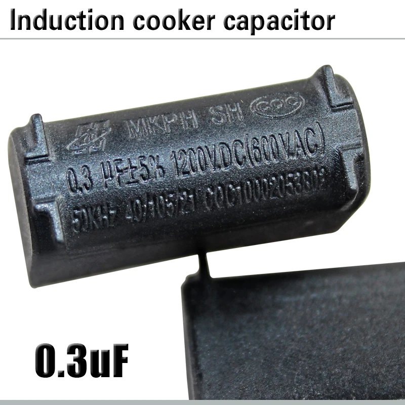 1PC Induction Cooker Capacitor 0.3UF 630V 1200V Inverter Vertical Horizontal