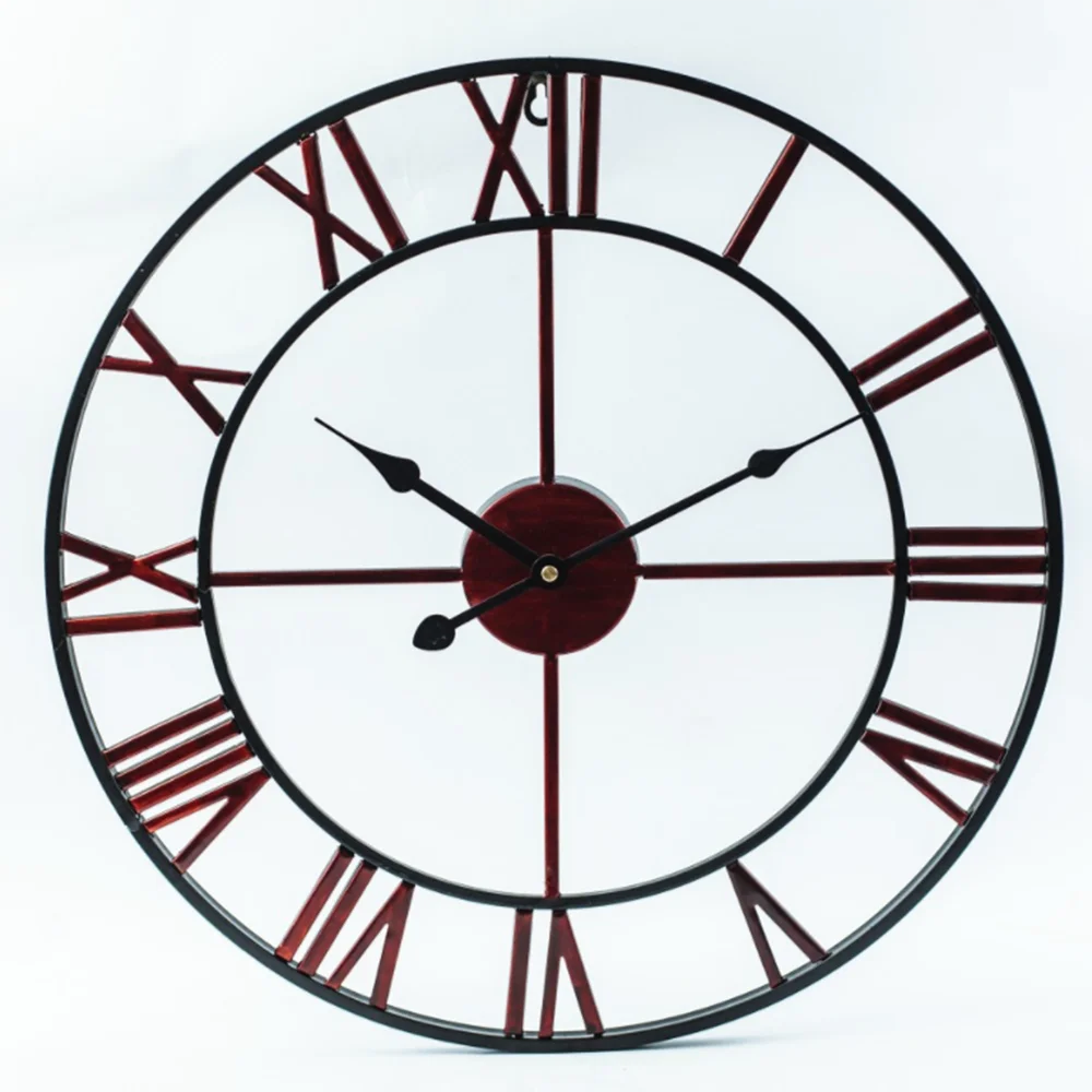 Большие настенные часы ручной работы объемные винтажные большие в стиле ретро
