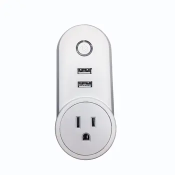 

Smart Wifi Power Strip Surge Protector Multiple Sockets 2 USB Port Timer Voice Remote Control for Amazon Echo Alexa Google Home