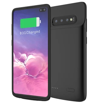 

For Samsung Galaxy S10 Plus Battery Charger Case 5000mAh External Backup Charger Power Bank Protective Shell Immediate shipment