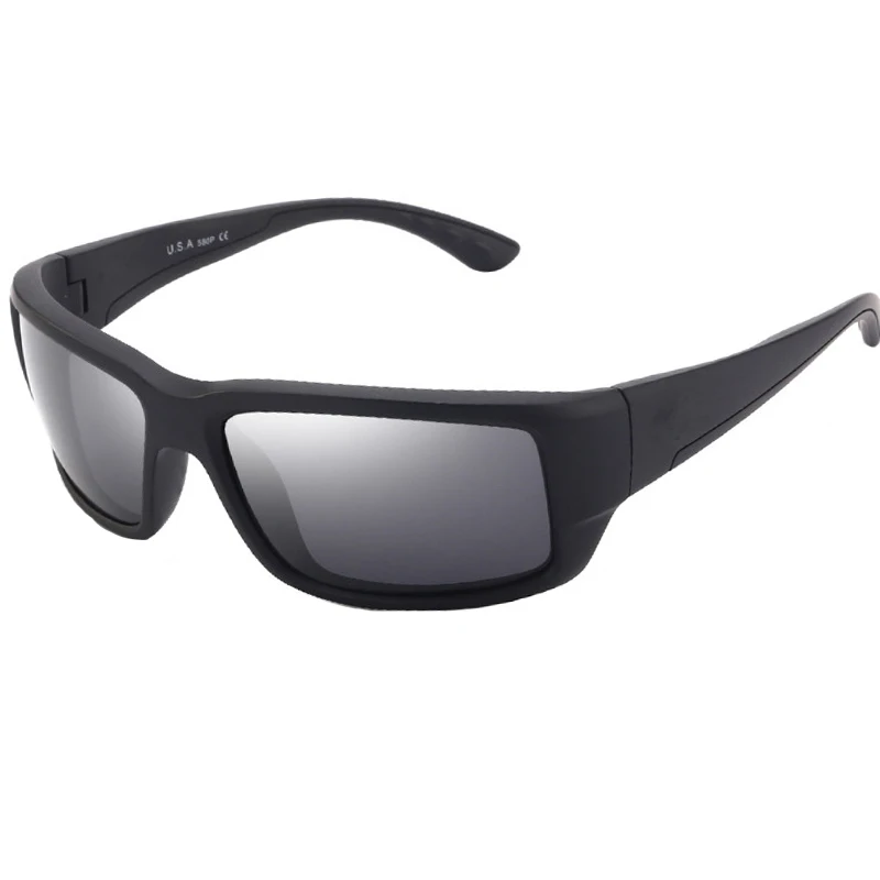 Брендовые поляризационные солнцезащитные очки, мужские солнцезащитные очки Fantail для вождения, мужские Квадратные Солнцезащитные очки для мужчин, зеркальные очки, UV400 Oculos с логотипом