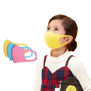 

3Pcs/Set Child Face Mask For Men Women Kids Anti PM2.5 Dustproof Smoke Pollution Mask with Earloop Washable Respirator Mask