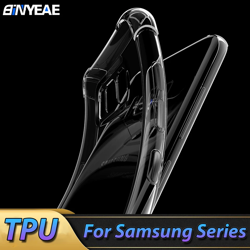 Противоударный чехол из ТПУ для Samsung Galaxy Note 10 Lite S20 Ultra Plus прозрачный Note10 S10