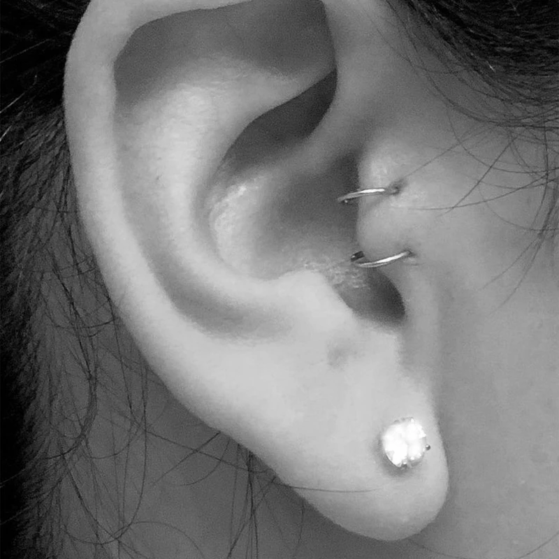 2 шт. модные ушные манжеты многослойные рандомные серьги-клипсы для женщин