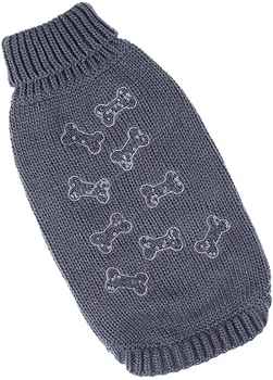

FOR MY DOGS FOR MY DOGS sweater for dogs Bones dark gray FW647-2018