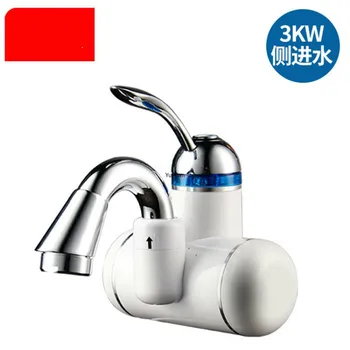 

220V Hot Type Electric Faucet Kitchen Quick Heating Electric Water Heater Side Water Inlet Small Kitchen Aid Tool