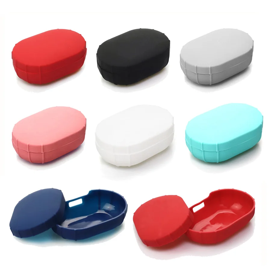 Силиконовый чехол для Xiaomi Redmi Airdots TWS Youth Version гарнитуры защитный из ТПУ|Аксессуары
