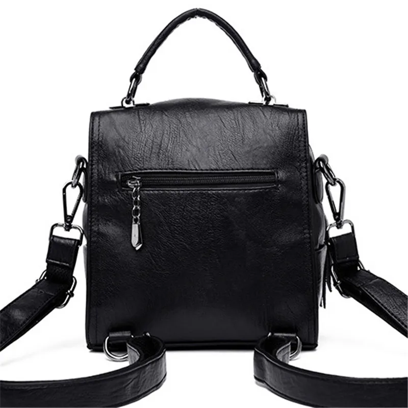 3-в-1 высокое качество женский рюкзак Винтаж Bolsa Mochila кожаный рюкзак студентам школьная сумка рюкзак для девочек-подростков