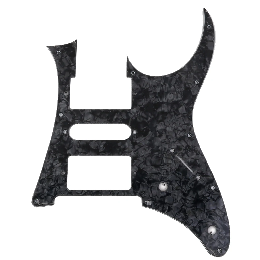 3Ply Quality Guitar Pickguard For Ibanez RG 350 DX Black Pearl w/ Screws