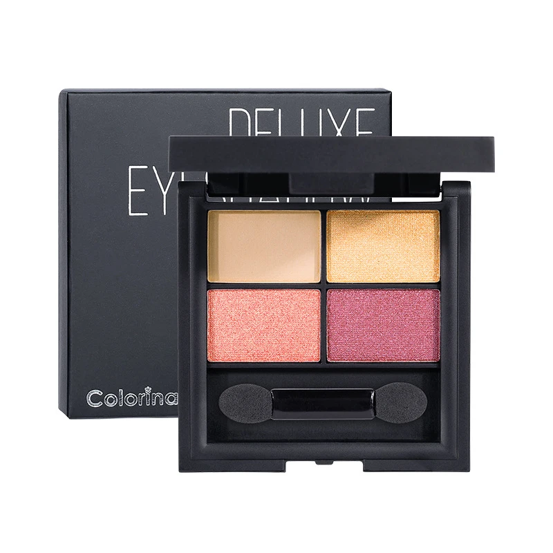 4 цвета матовые тени для век Палитра Maiden Series Mermaid Peach Blossom Make-up тени для век стойкие пигментированные тени для век Пудра D40