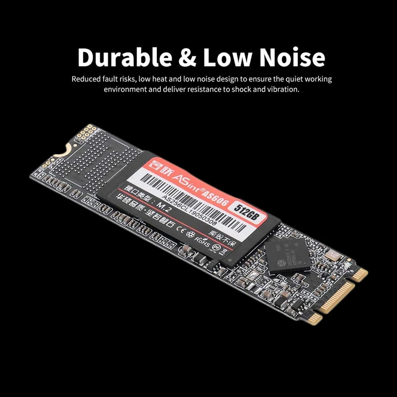 ASint SATA 512GB M.2 NGFF SSD твердотельный накопитель для настольных ПК SSD