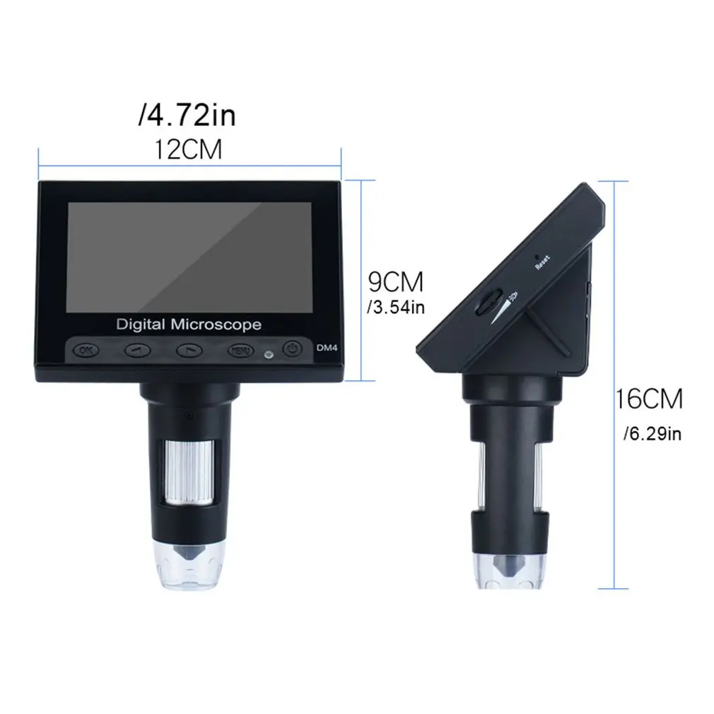 USB подключаемый портативный с ЖК-дисплеем Цифровой Камеры, ЖК-цифровые микроскопы 1000x цифровой зум