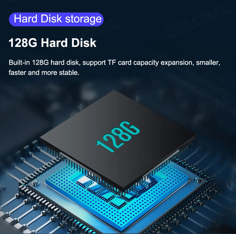 Eglobal Palm Computer with Intel Celeron N4100 Quad-Core, 8GB LPDDR4, 128GB SSD, 2.4G/5G WiFi, BT4.2, Mini PC - Windows 10 Pro Description Image.