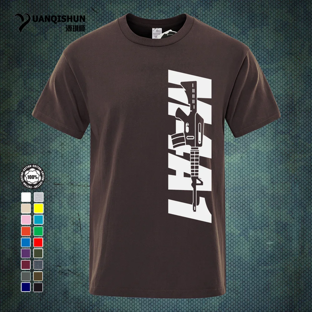 Men 3d T shirt Military CSGO T-shirts M4A1 Letter Gun Print Tees Army Short sleeve Cotton Tops Fashion Casual Tee Shirt 0153-S | Мужская