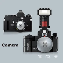 

Creative DIY Digital Camera Assembly Building Blocks Retro Digital SLR Camera Model Game Building Blocks Children's Toys Gifts