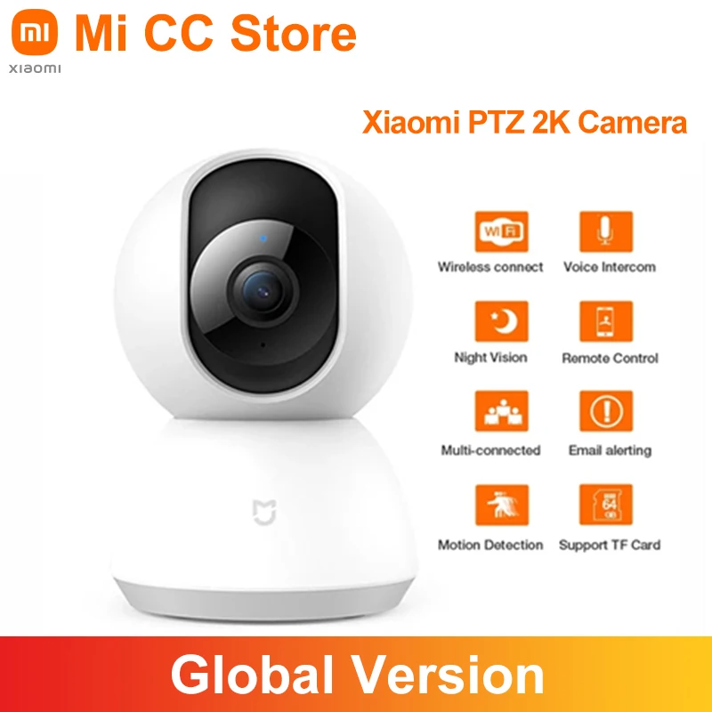 Xiaomi Mi 360 ° домашняя камера безопасности 2K WiFi 1296P мини-камера инфракрасное ночное