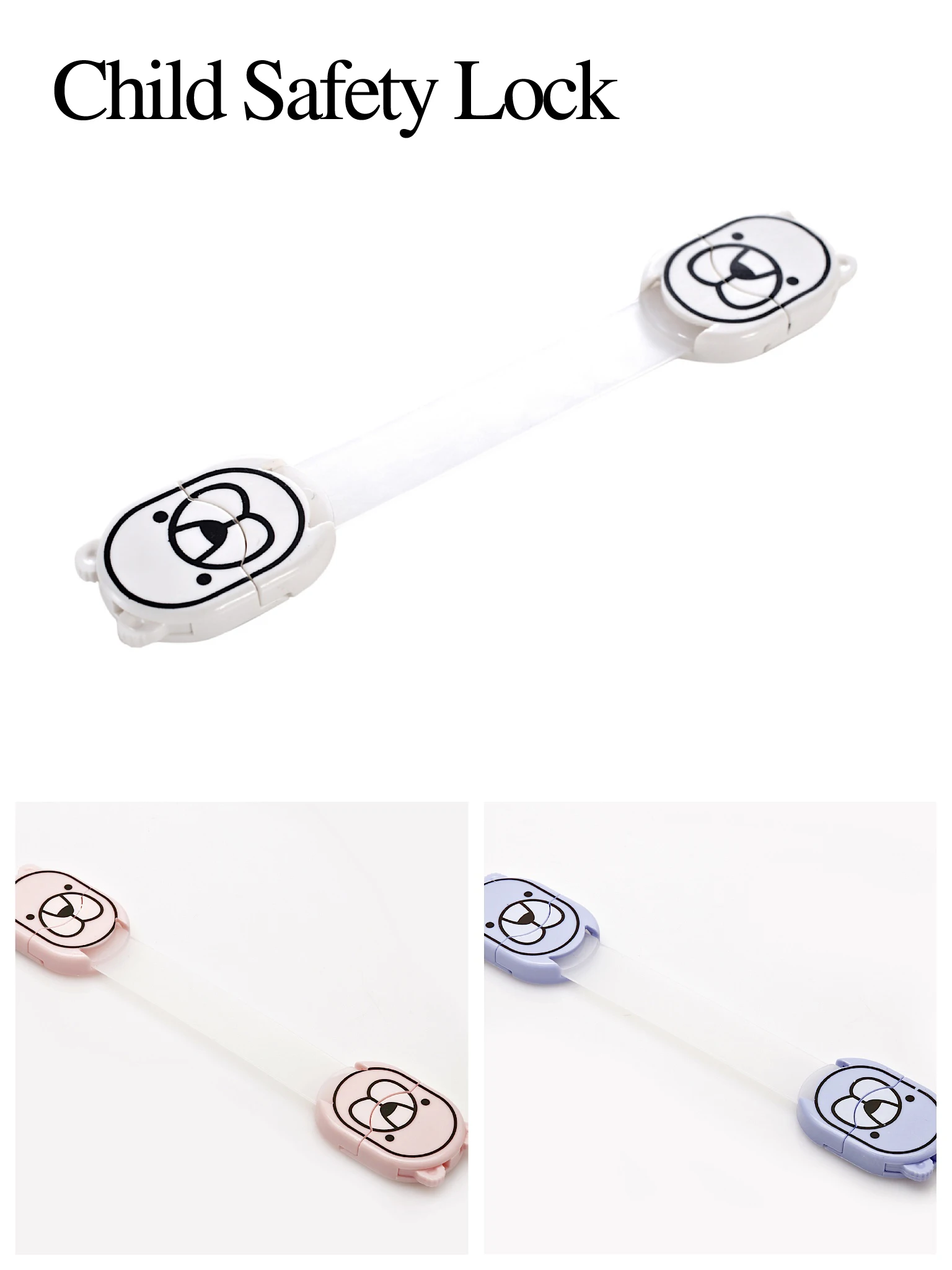 Симпатичные экологически чистые уплотнения многофункциональный детский замок безопасности мебель замок на холодильник шкаф ящик замок