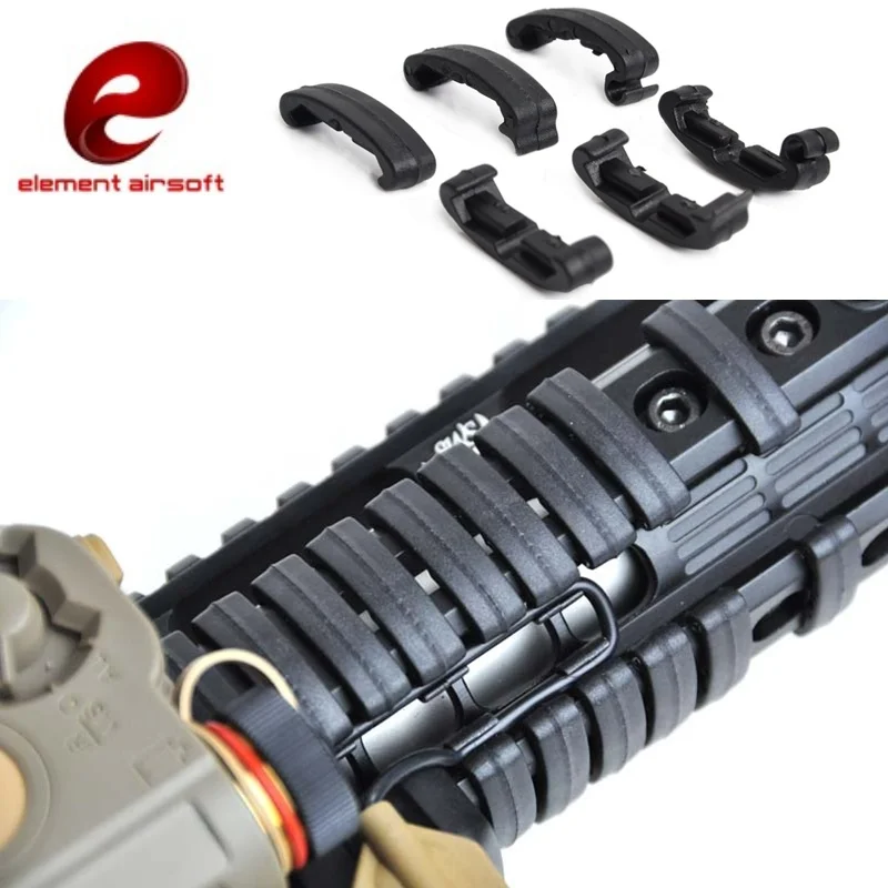 Element Airsoft тактический IndexClips рельсовая накладка зажимы черный Пикатинни Охота Softair