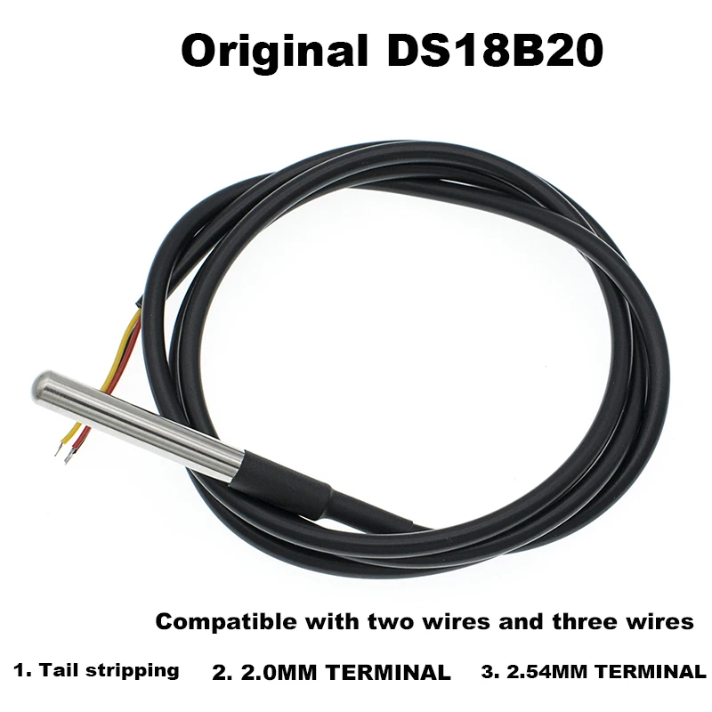Details about   DS18b20 Temperaturebe Sensor DS1820 Stainless Steel Waterproof M2R7 Sell D7P7 
