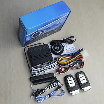

10pcs/set Car Keyless Entry Engine Start Alarm System Push Button Remote Starter Stop Auto