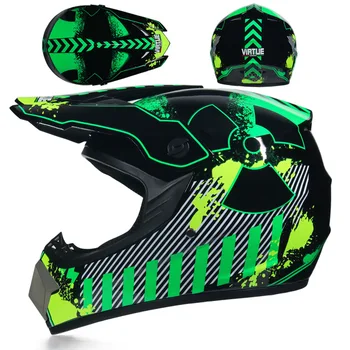 

2019 Professional Racing Motocross boy Bicycle Casque hors route Casque Teenager Kart Racing Cartoon Children Motorcycle Helmet