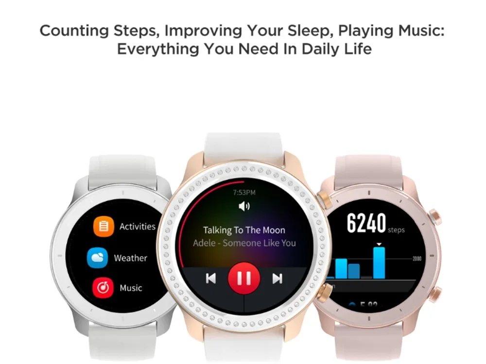 Global version xiaomi huami amazfit gtr 47mm smart watch AMOLED Screen 24-Day battery life sport GPS watch 5ATM waterproof Swimmingwatch11