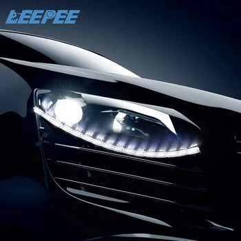 

LEEPEE Car Daytime Running Light Turn Signals Auto Decoration Flexible LED Strip DRL Car Light Assembly 2Pcs/set Flowing Lamp