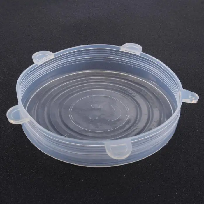 New Reusable Silicone Food Cover Bowl Covers Wrap Food Fresh-keeping Extensive Household Kitchen