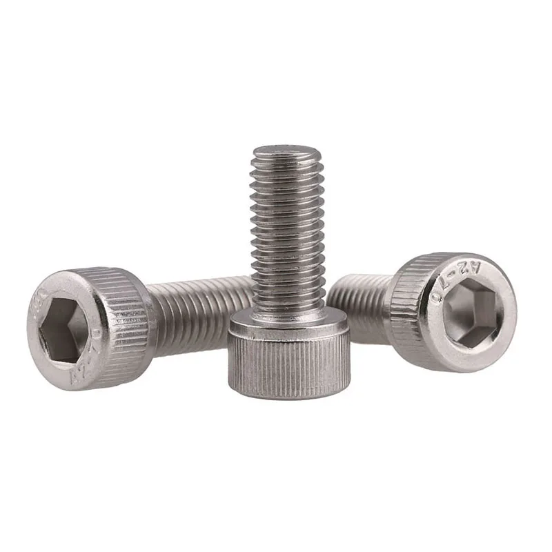 Free Shipping 100pcs/Lot Metric Thread DIN912 M3x20 mm M3*20 mm 304 Stainless Steel Hex Socket Head Cap Screw Bolts DT2