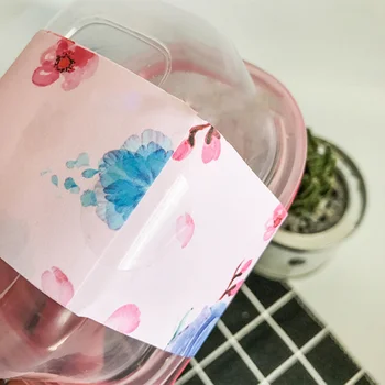 

540Pcs Transparent Sealing Stickers Non-perforated Labels for Mailing Packaging Shipping