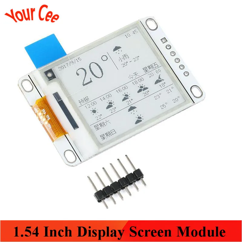 E-Paper-Module E-Ink-Display Arduino SPI Black for White-Color Diy Refresh Support-Global/Part