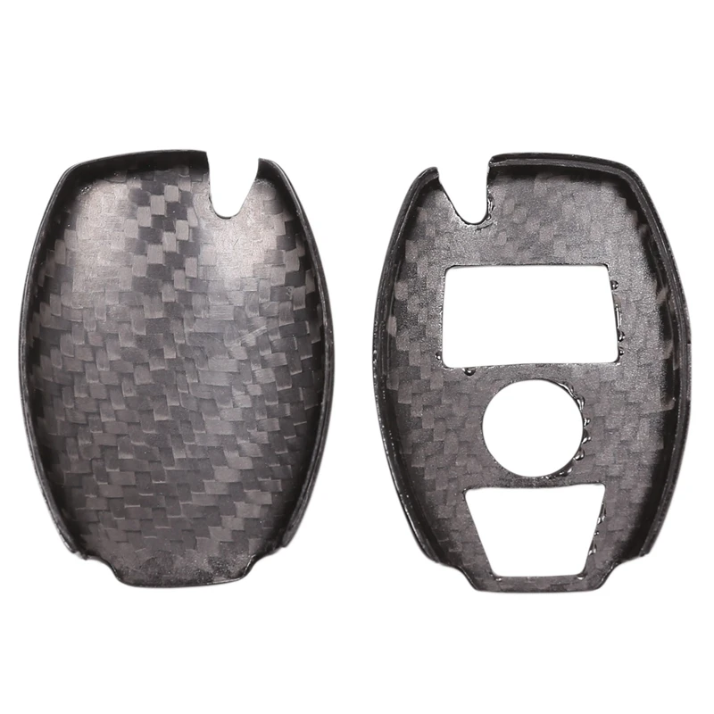 Car-Styling Auto Real Carbon Fiber Key Cover Trim Shell Case Fit For Mercedes Benz Accessories