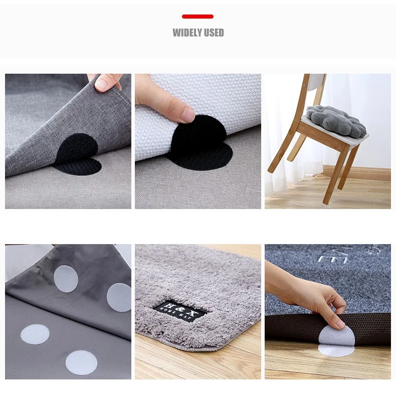 10PC Seamless Double-sided Fixed Velcro Adhesive Sofa Sheets Carpet  Tablecloth Carpet Anti-slip Sticker Floor Velcro House Decor - AliExpress