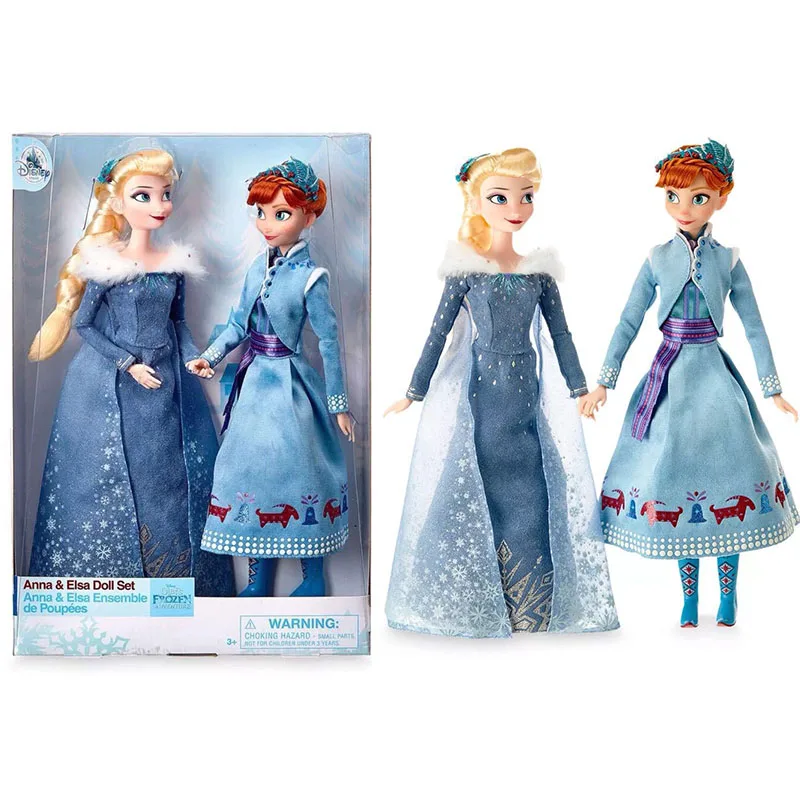 Оригинальная кукла Disney 33 см принцессы Эльзы и Анны из мультфильма Холодное