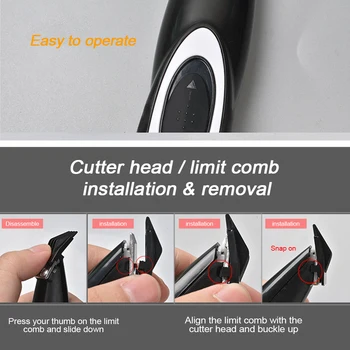 

New Dog Cat Hair Trimmer Pet Grooming Tool Electrical Shearing Cutter USB Rechargeable Dog Haircut Paw Shaver Clipper