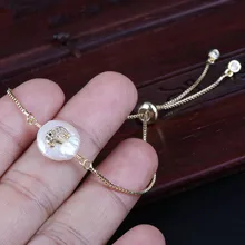 Разноцветные чешские бусины со слоном, животный Шарм, натуральный пресноводный жемчуг, браслет из бисера для женщин, подарок на свадьбу, день рождения